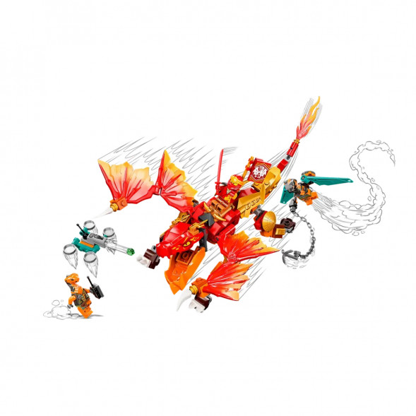 Конструктор LEGO Ninjago 71762 Огненный дракон ЭВО Кая в Энгельсе