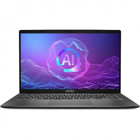 Ноутбук MSI Modern A15 AI+ F3HMG-040XRU (15.6&amp;quot;, IPS, AMD Ryzen AI 5 330 2ГГц, 4-ядерный, 16ГБ DDR5, 512ГБ SSD, AMD Radeon 820M, без ОС), серый в Энгельсе