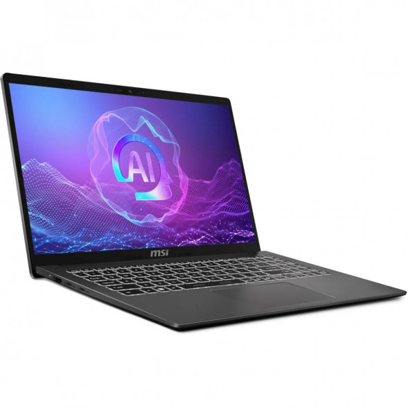 Ноутбук MSI Modern A15 AI+ F3HMG-040XRU (15.6&amp;quot;, IPS, AMD Ryzen AI 5 330 2ГГц, 4-ядерный, 16ГБ DDR5, 512ГБ SSD, AMD Radeon 820M, без ОС), серый в Энгельсе