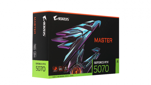 Видеокарта Gigabyte GeForce RTX 5070 AORUS MASTER, 12 ГБ GDDR7 в Энгельсе