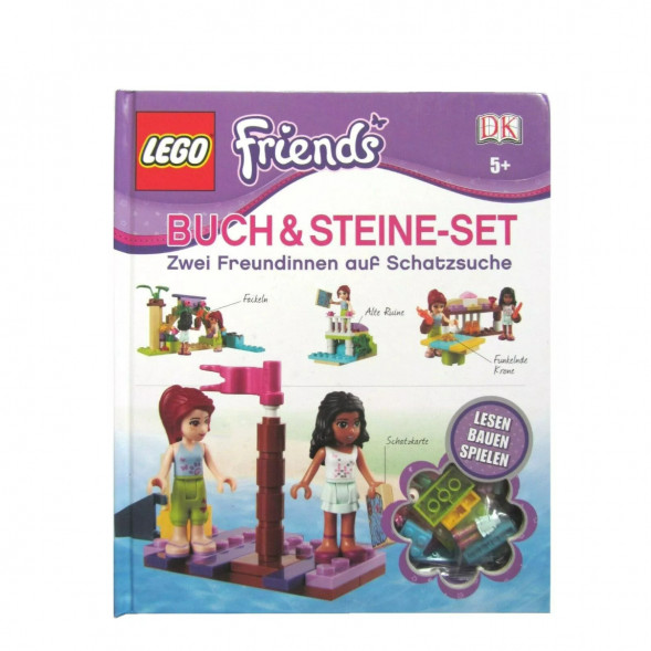 Книга и набор кубиков LEGO Friends Buch &amp;amp; Steine-Set Zwei Freundinnen auf Schatzsuche в Энгельсе