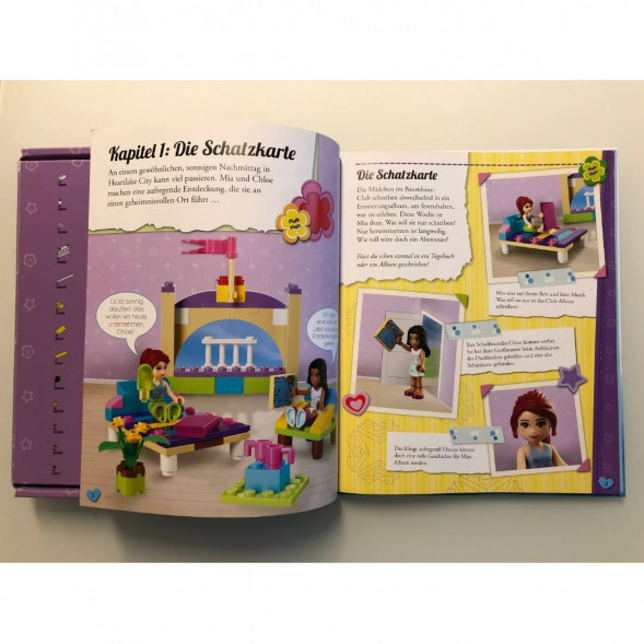 Книга и набор кубиков LEGO Friends Buch &amp;amp; Steine-Set Zwei Freundinnen auf Schatzsuche в Энгельсе