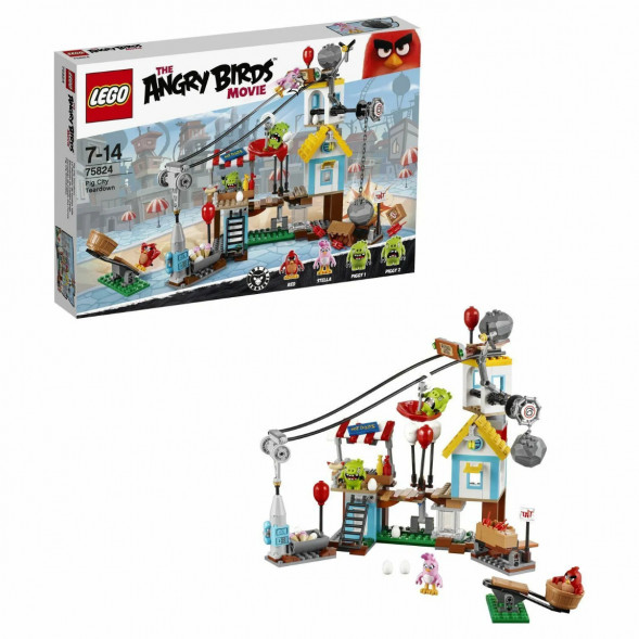Конструктор LEGO Angry Birds 75824 Разгром Свинограда в Энгельсе
