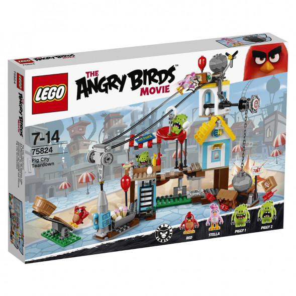Конструктор LEGO Angry Birds 75824 Разгром Свинограда в Энгельсе