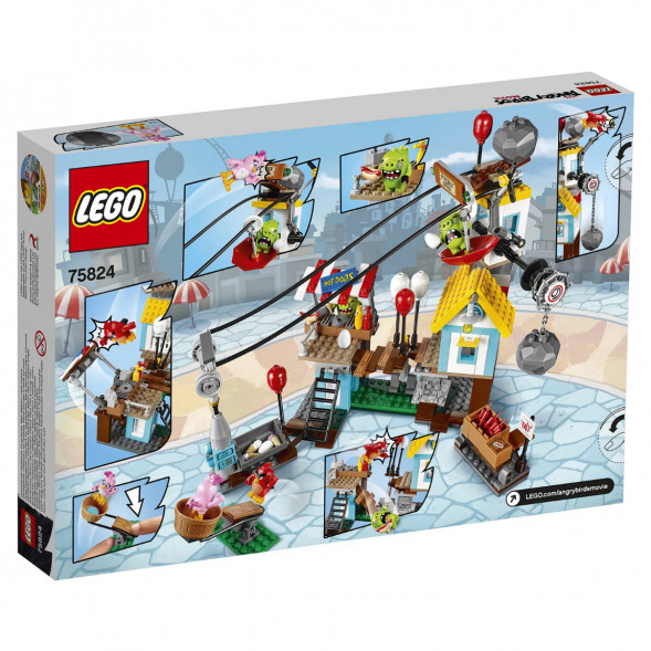 Конструктор LEGO Angry Birds 75824 Разгром Свинограда в Энгельсе