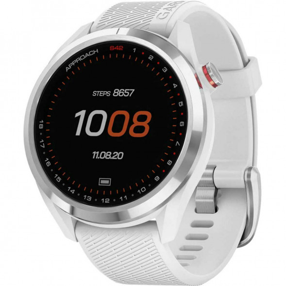 Умные часы для гольфа Garmin Approach S42, белый 010-02572-01 в Энгельсе