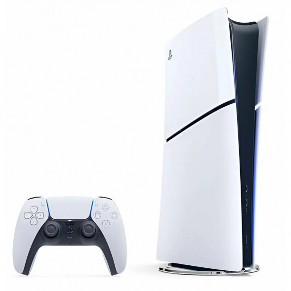 Игровая приставка Sony PlayStation 5 Slim 825 ГБ без дисковода, белый в Энгельсе