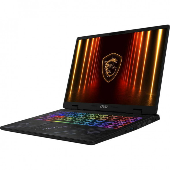 Ноутбук игровой MSI Pulse A16 AI+ C3HWGKG-030XRU (16&amp;quot;, IPS, AMD Ryzen AI 7 350 2ГГц, 8 ядер, 32ГБ DDR5, 1ТБ SSD, NVIDIA GeForce RTX 5070, TGP 115Вт, FreeDOS) черный в Энгельсе