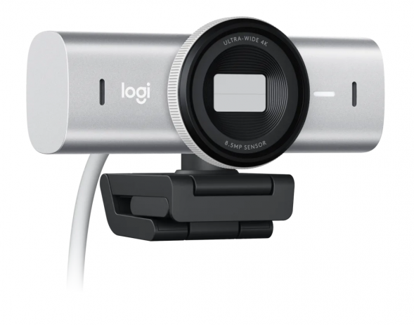 Веб-камера Logitech MX Brio 4K, Pale Grey в Энгельсе