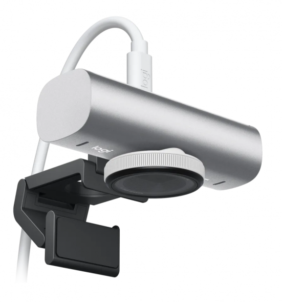 Веб-камера Logitech MX Brio 4K, Pale Grey в Энгельсе