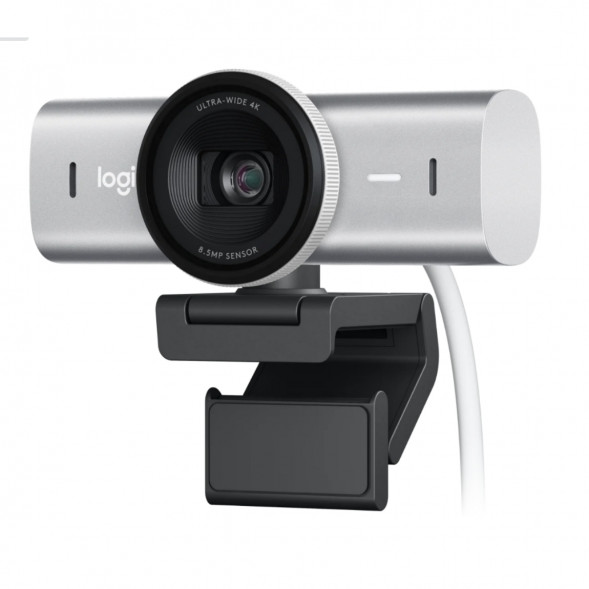 Веб-камера Logitech MX Brio 4K, Pale Grey в Энгельсе