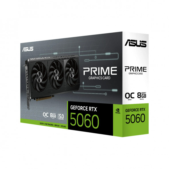 Видеокарта ASUS GeForce RTX 5060 Prime OC 8Gb (PRIME-RTX5060-O8G) в Энгельсе