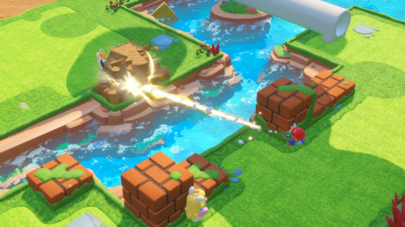 Игра Mario + Rabbids Kingdom Battle [Nintendo Switch, английский язык] в Энгельсе