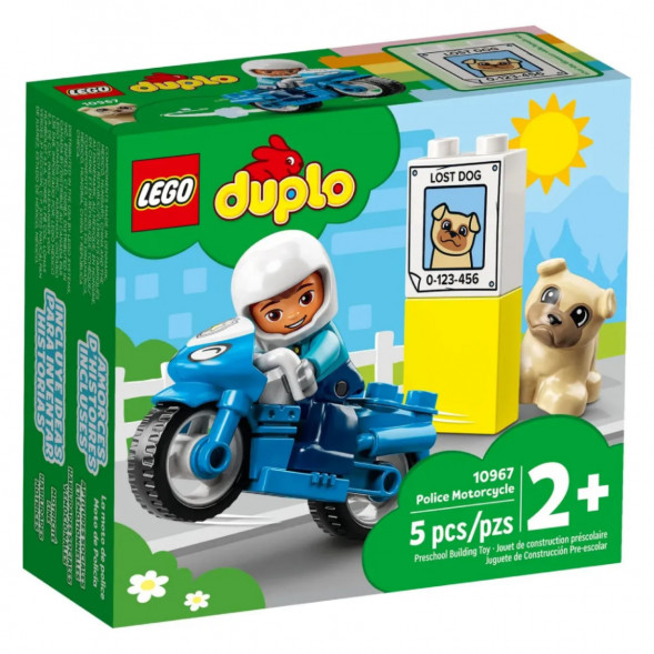 Конструктор LEGO DUPLO 10967 Полицейский мотоцикл в Энгельсе