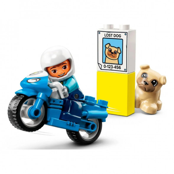 Конструктор LEGO DUPLO 10967 Полицейский мотоцикл в Энгельсе
