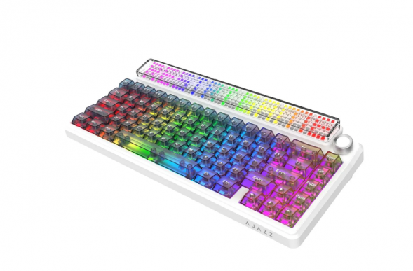 Беспроводная игровая механическая клавиатура Ajazz Pixel 68, 8K, Hot-Swap, RGB, с матричным LED экраном в Энгельсе