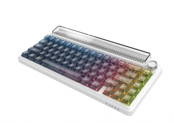 Беспроводная игровая механическая клавиатура Ajazz Pixel 68, 8K, Hot-Swap, RGB, с матричным LED экраном в Энгельсе
