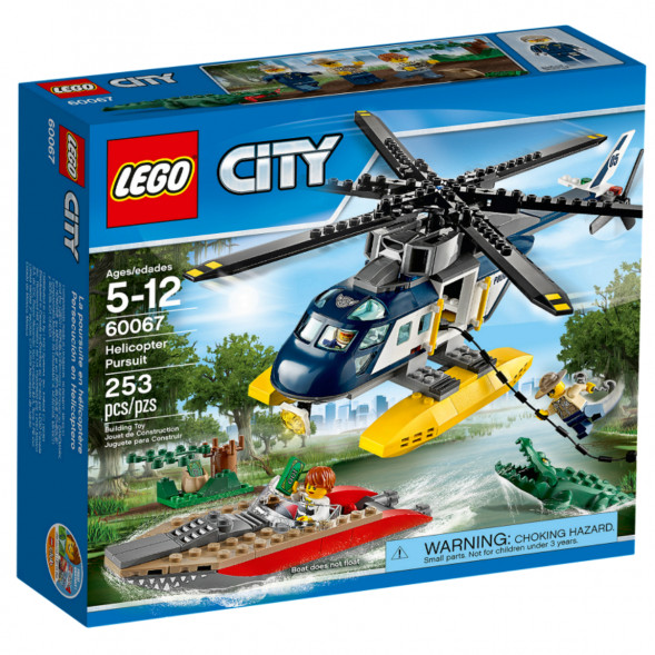 Конструктор LEGO City 60067 Погоня на полицейском вертолёте в Энгельсе