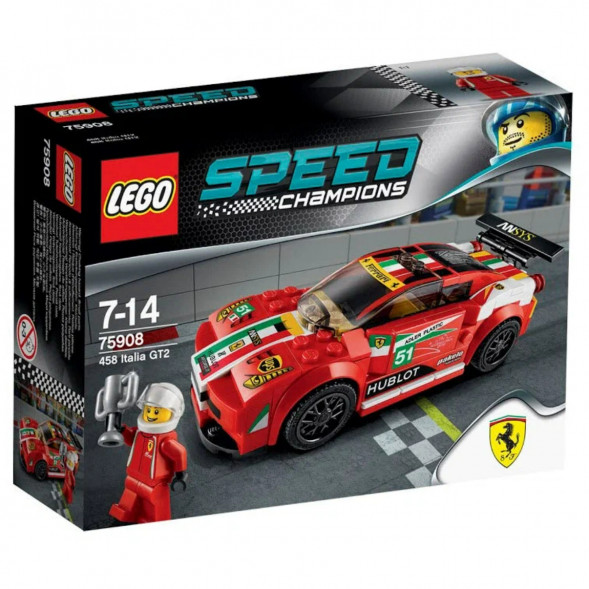 Конструктор LEGO Speed Champions 75908 Феррари 458 Италия GT2 в Энгельсе