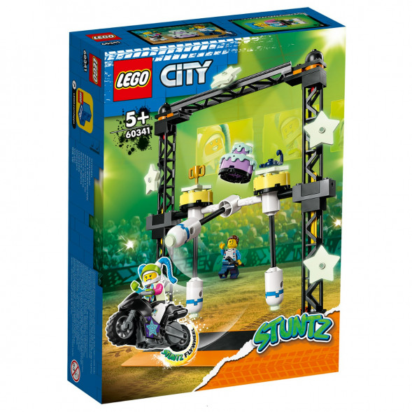 Конструктор LEGO City 60341 Трюковое испытание «Нокдаун» в Энгельсе