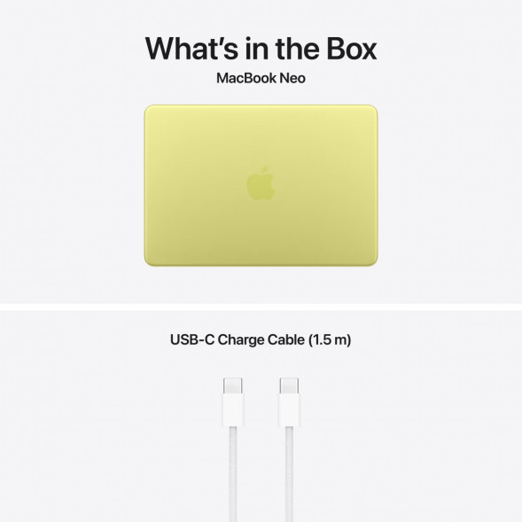 Ноутбук Apple MacBook Neo MHFD4 (A18 Pro 5-Core GPU, 8/256GB), Желтый/Citrus в Энгельсе
