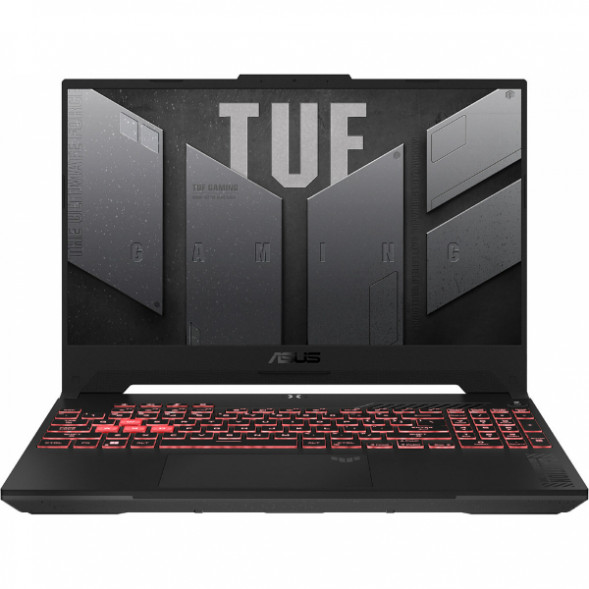 Ноутбук ASUS TUF Gaming 15 FA507NV-LP160 AMD Ryzen 5 7535HS, RAM 16 ГБ, SSD 512 ГБ, NVIDIA GeForce RTX 4060 для ноутбуков (8 Гб), Без системы, (90NR0E85-M00DT0), серый в Энгельсе