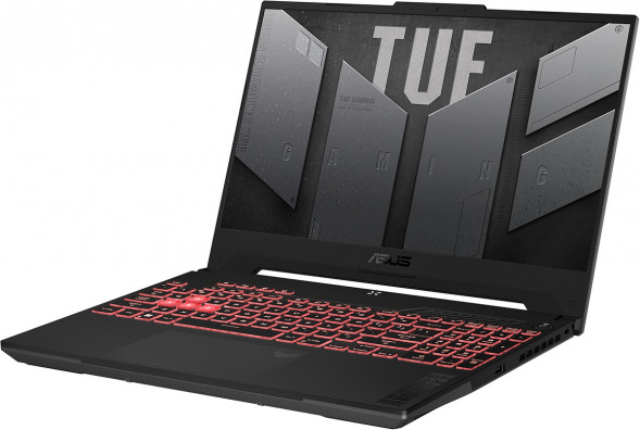 Ноутбук ASUS TUF Gaming 15 FA507NV-LP160 AMD Ryzen 5 7535HS, RAM 16 ГБ, SSD 512 ГБ, NVIDIA GeForce RTX 4060 для ноутбуков (8 Гб), Без системы, (90NR0E85-M00DT0), серый в Энгельсе