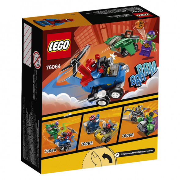 Конструктор LEGO Super Heroes 76064 Человек‑паук против Зелёного Гоблина в Энгельсе