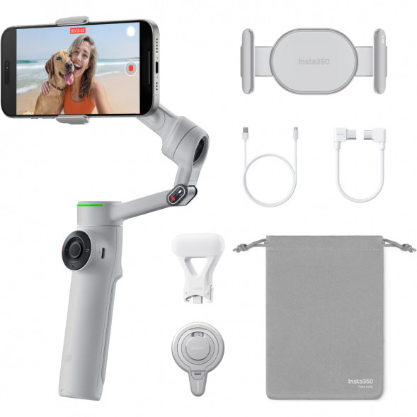 Стабилизатор Insta360 Flow 2 Pro Creator Kit, Stone Gray в Энгельсе