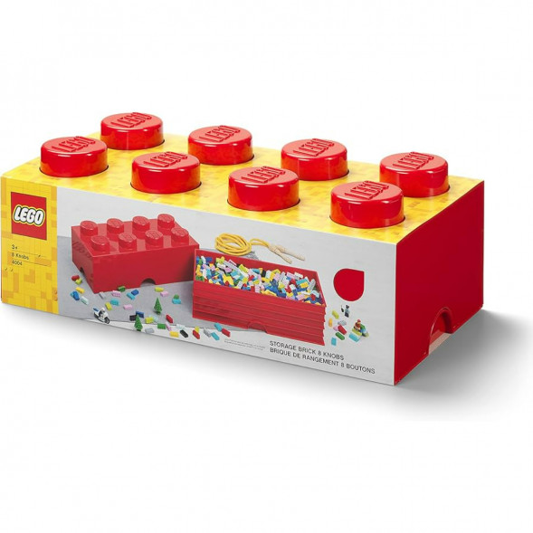 Пластиковый кубик для хранения LEGO Creator 4004, красный в Энгельсе