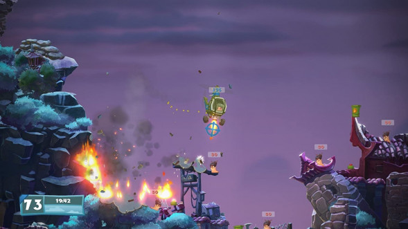 Игра Worms Battlegrounds + Worms W.M.D. Double Pack [PS4, английская версия + русские субтитры] в Энгельсе