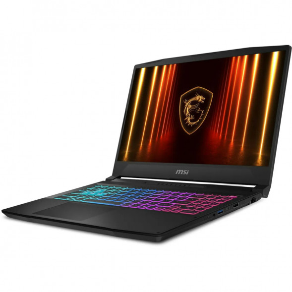 Ноутбук MSI Katana 15 HX B14WFK-1065XRU (15.6&amp;quot;, IPS, Intel Core i5 14450HX 2.4ГГц, 10 ядер, 16ГБ DDR5, 512ГБ SSD, NVIDIA GeForce RTX 5060 - 8 ГБ, FreeDOS), черный в Энгельсе