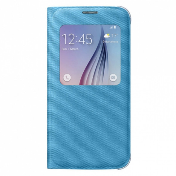 Чехол для Samsung Galaxy S6 S-View Cover (EF-CG920BLE), Blue в Энгельсе