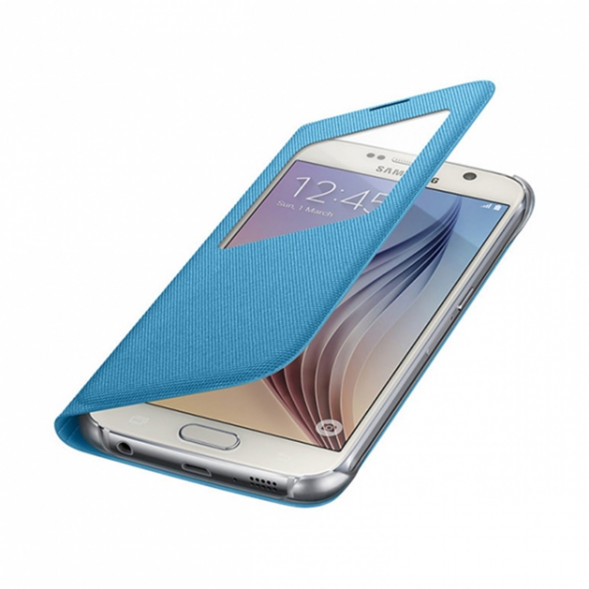 Чехол для Samsung Galaxy S6 S-View Cover (EF-CG920BLE), Blue в Энгельсе