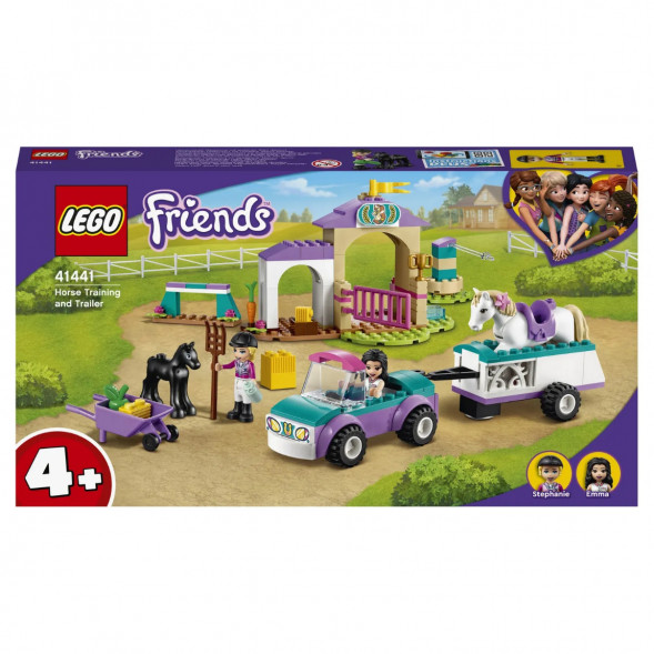 Конструктор LEGO Friends 41441 Тренировка лошади и прицеп для перевозки в Энгельсе