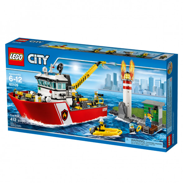 Конструктор LEGO City 60109 Пожарный катер в Энгельсе
