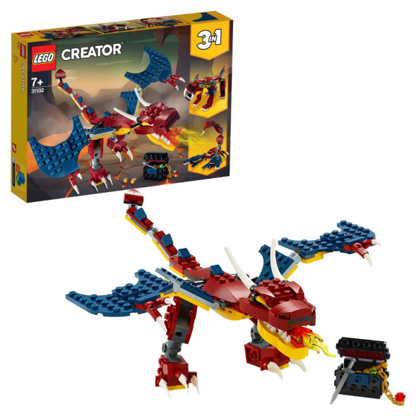 Конструктор LEGO Creator 31102 Огненный дракон в Энгельсе