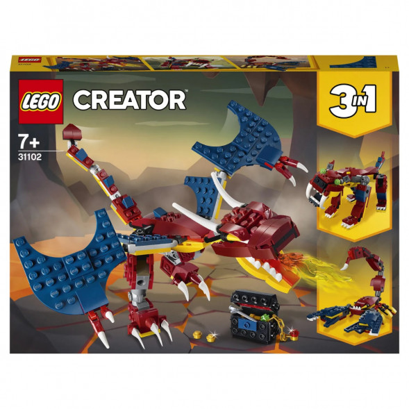 Конструктор LEGO Creator 31102 Огненный дракон в Энгельсе