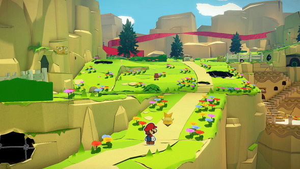 Игра Paper Mario: The Origami King [Nintendo Switch, английская версия] в Энгельсе