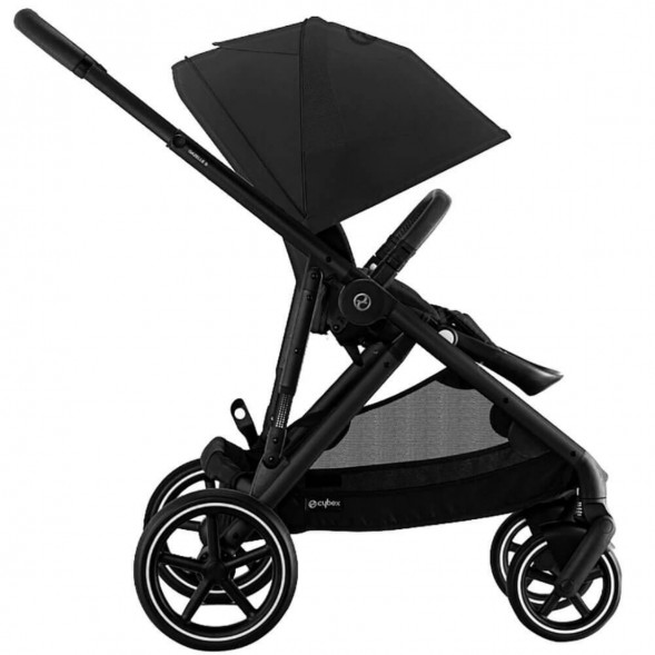 Детская коляска Cybex Gazelle S BLK Moon Black с корзиной и дождевиком в Энгельсе