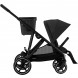 Детская коляска Cybex Gazelle S BLK Moon Black с корзиной и дождевиком в Энгельсе