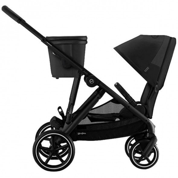 Детская коляска Cybex Gazelle S BLK Moon Black с корзиной и дождевиком в Энгельсе
