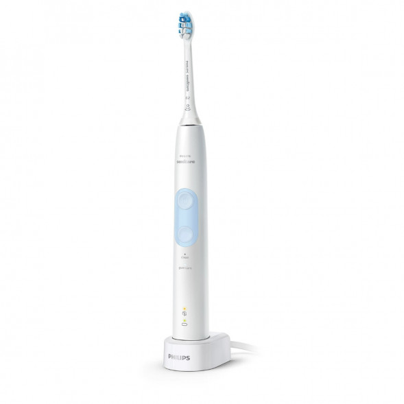 Электрическая звуковая зубная щетка Philips Sonicare ProtectiveClean 4500, White в Энгельсе