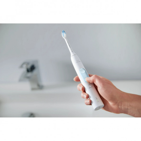 Электрическая звуковая зубная щетка Philips Sonicare ProtectiveClean 4500, White в Энгельсе