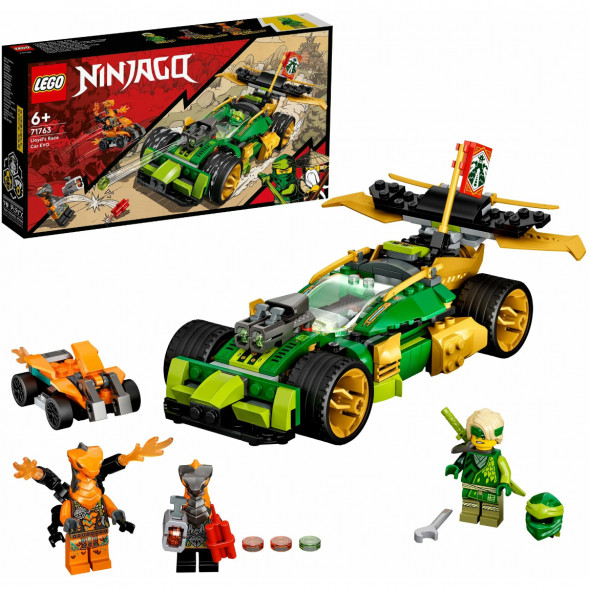 Конструктор LEGO Ninjago 71763 Гоночный автомобиль ЭВО Ллойда в Энгельсе