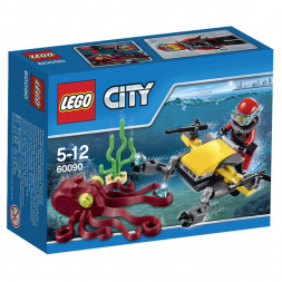 Конструктор LEGO City Deep Sea Explorers 60090 Глубоководный скутер