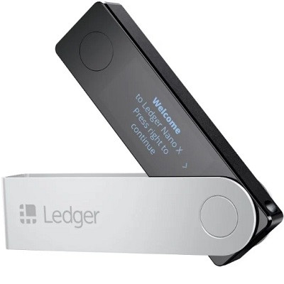 Аппаратный криптокошелек Ledger Nano X , черный в Энгельсе