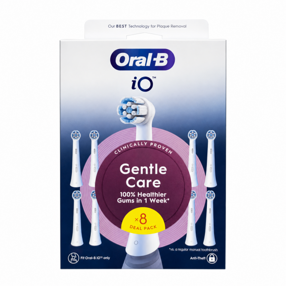 Сменные насадки Oral-B iO Gentle Care, 8 штук в Энгельсе