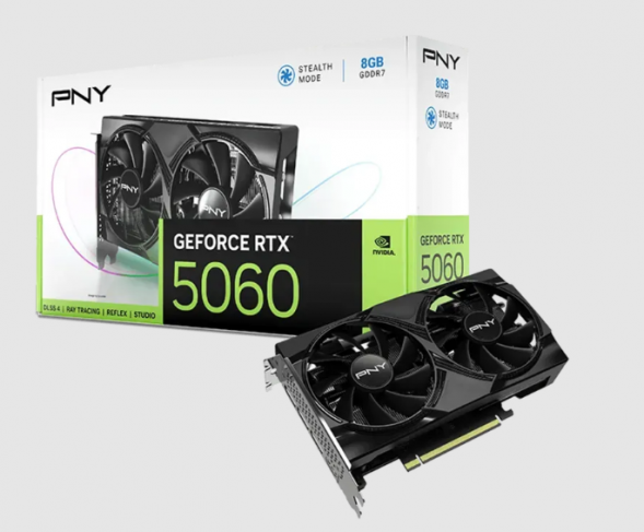 Видеокарта PNY GeForce RTX 5060 OC Dual Fan в Энгельсе