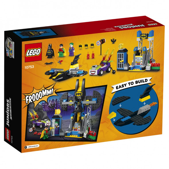 Конструктор LEGO Juniors 10753 Нападение Джокера на Бэтпещеру в Энгельсе